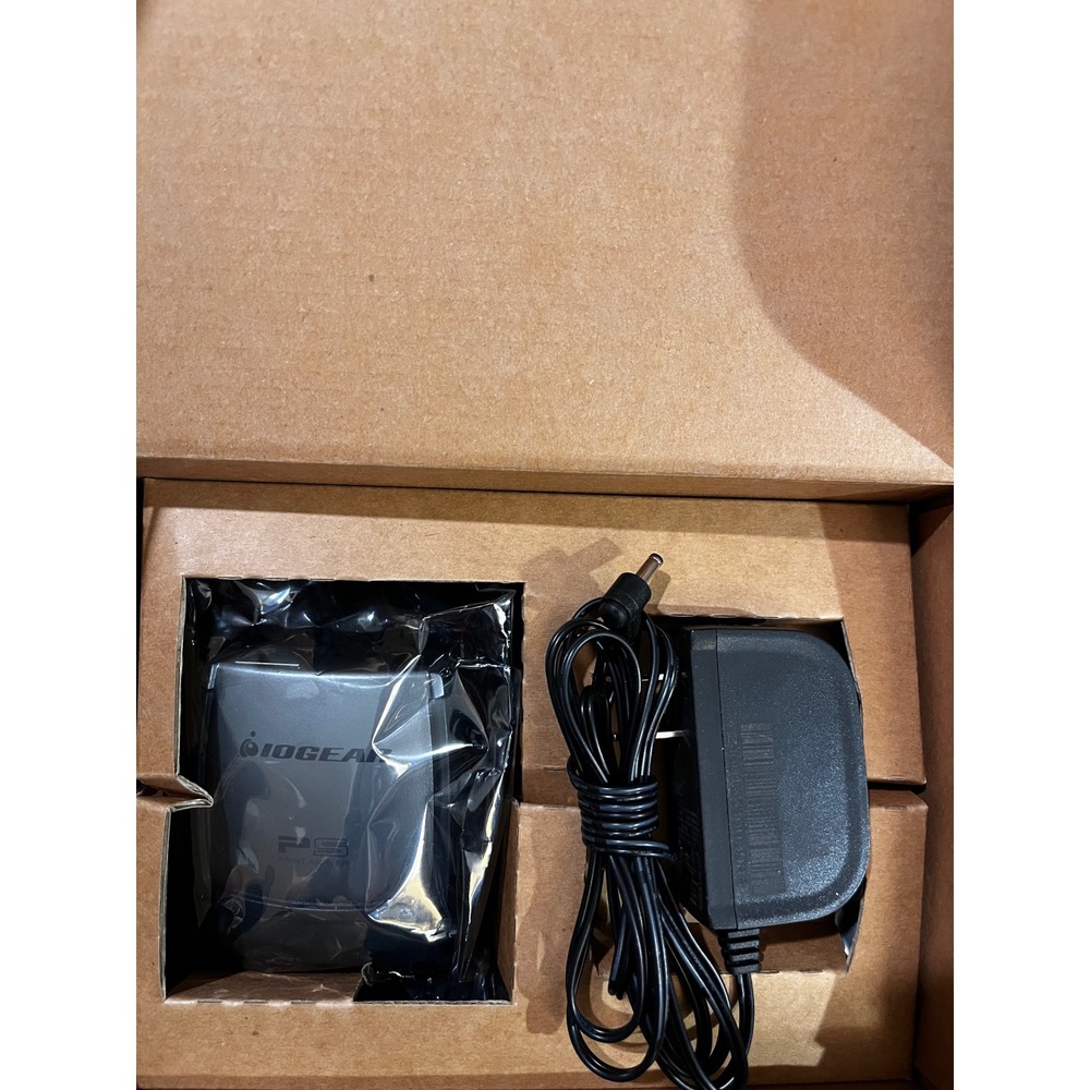 IOGear GPSU21 1-Port USB 2.0 Print Server w/ AC Adapter & USB Cable New Open Box - Picture 2 of 16